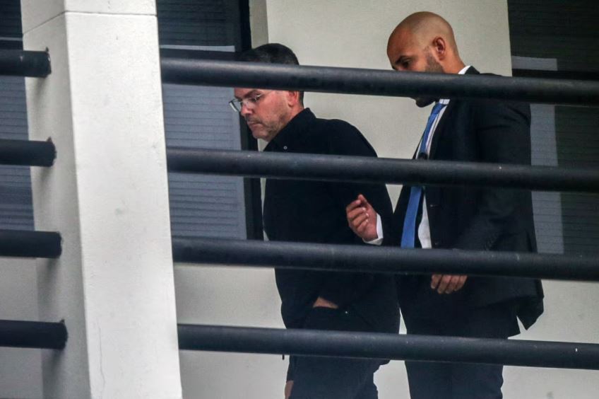Delegado Rivaldo Barbosa, ex-chefe da Polícia Civil do Rio, na sede da Polícia Federal