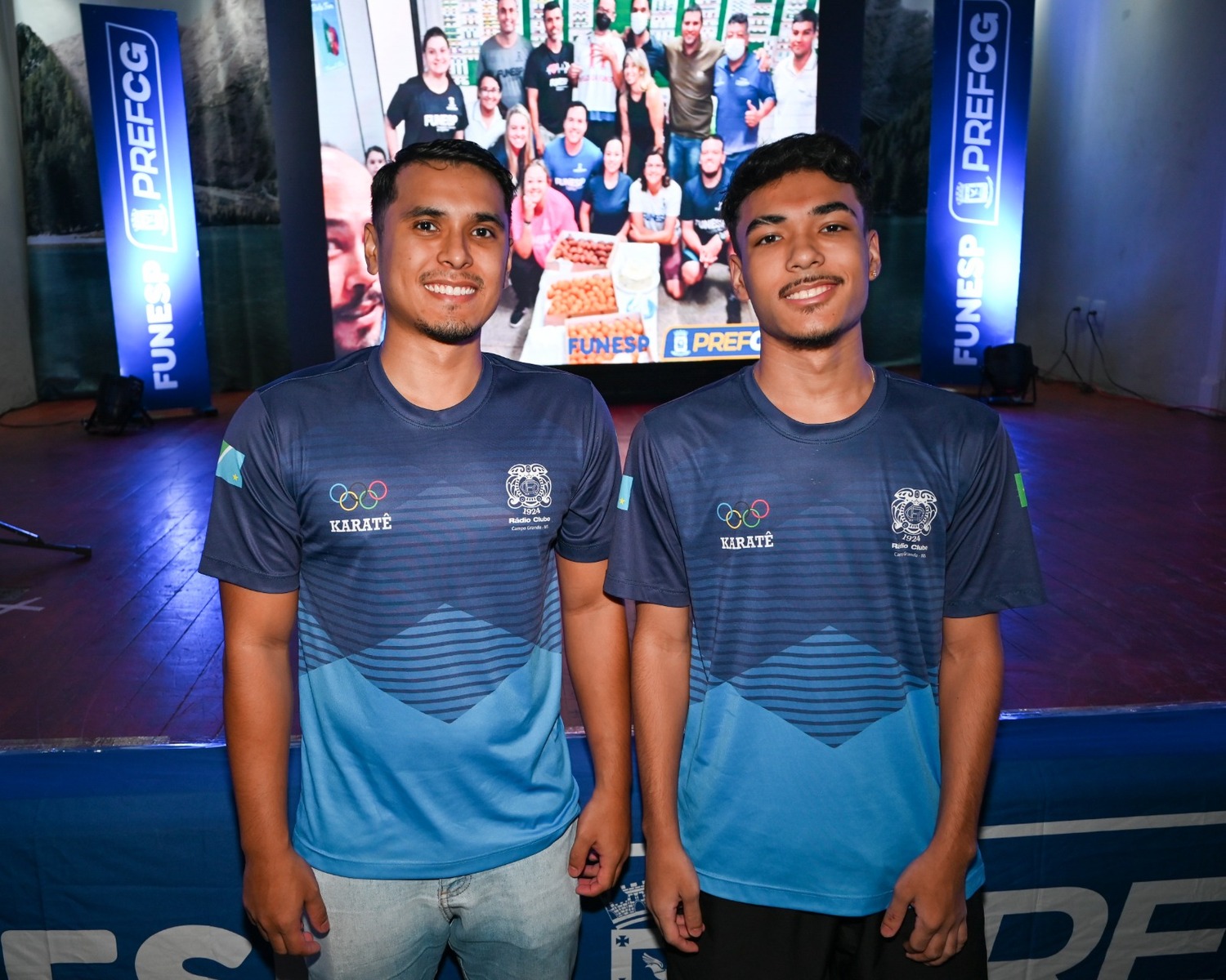 Atletas de karatê, Jhonatan e Vinicius Taira