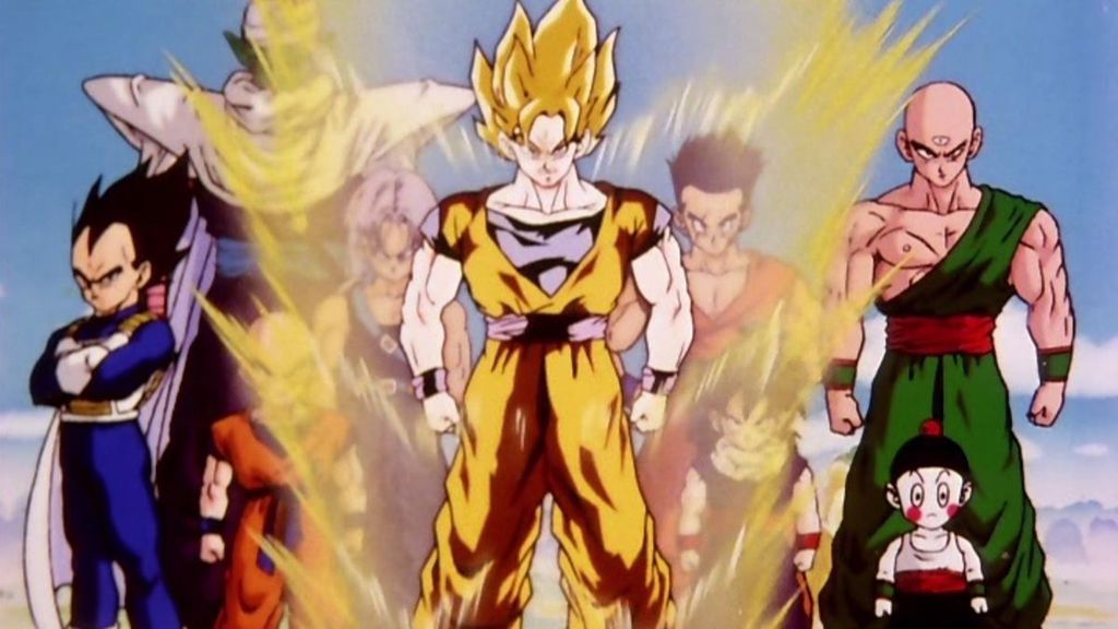 Cena do anime Dragon Ball Z