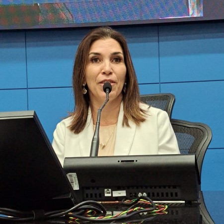Mônica Riedel também participou da solenidade