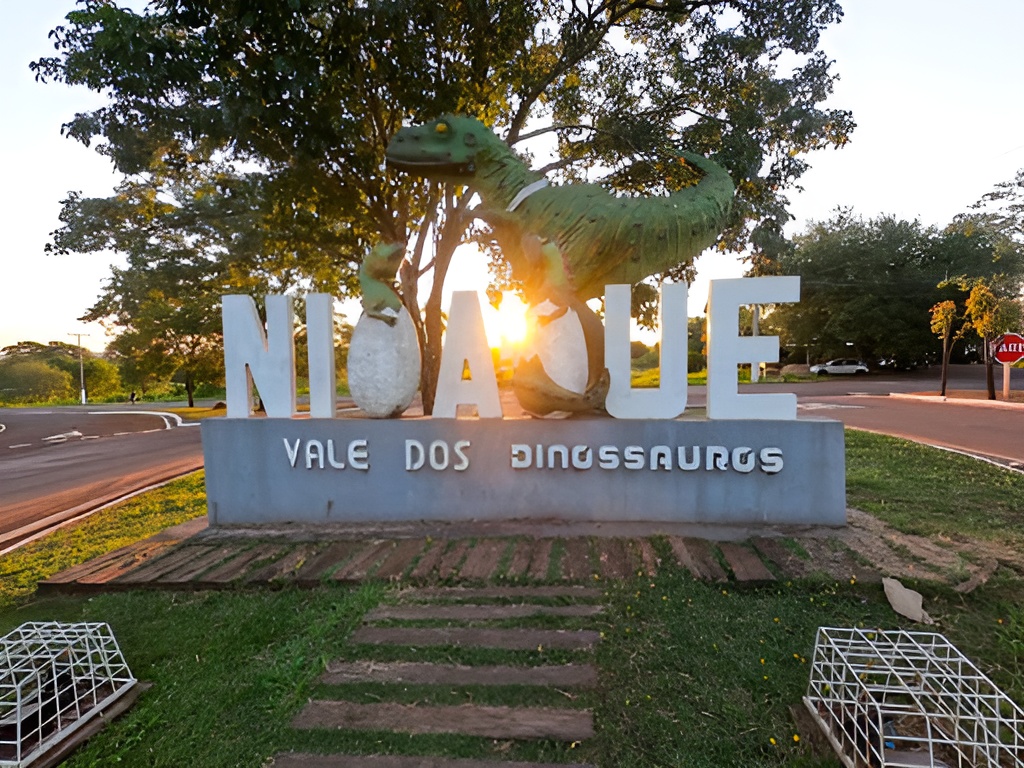 Entrada na cidade de Nioaque