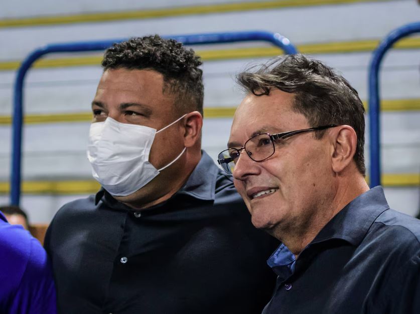 Ronaldo e Pedro Lourenço, novo dono da SAF do Cruzeiro