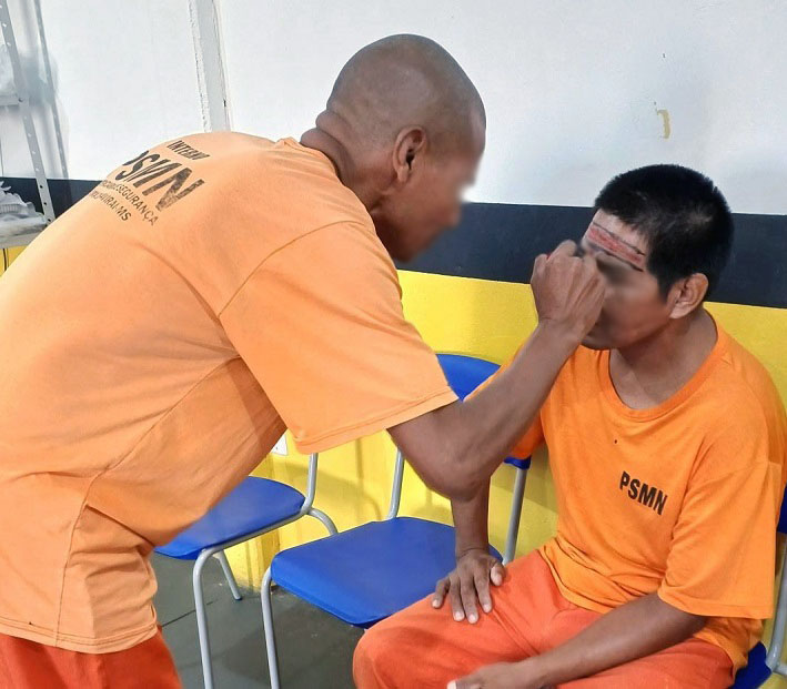 O projeto integra atividades que resgatam a cultura indígena no cárcere