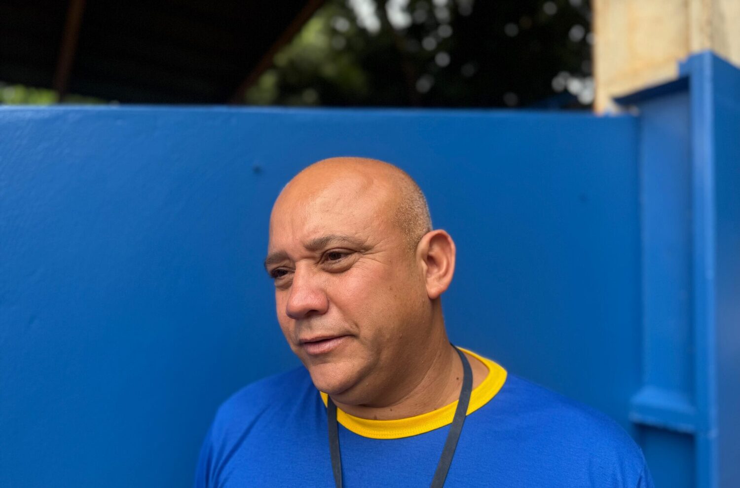 Sander Gonçalves, professor de handebol da Escola Municipal Agrícola Barão do Rio Branco
