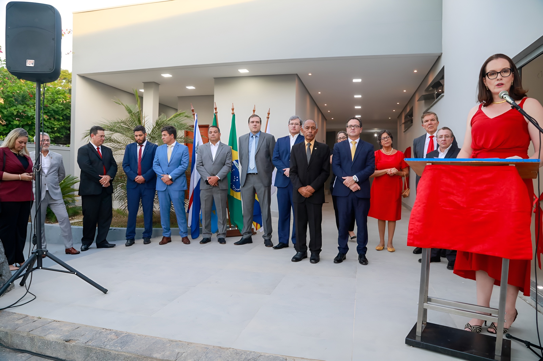 Maria Carolina Scheeren do Valle ressaltou a colaboração na conclusão das obras como parte das celebrações dos 66 anos.