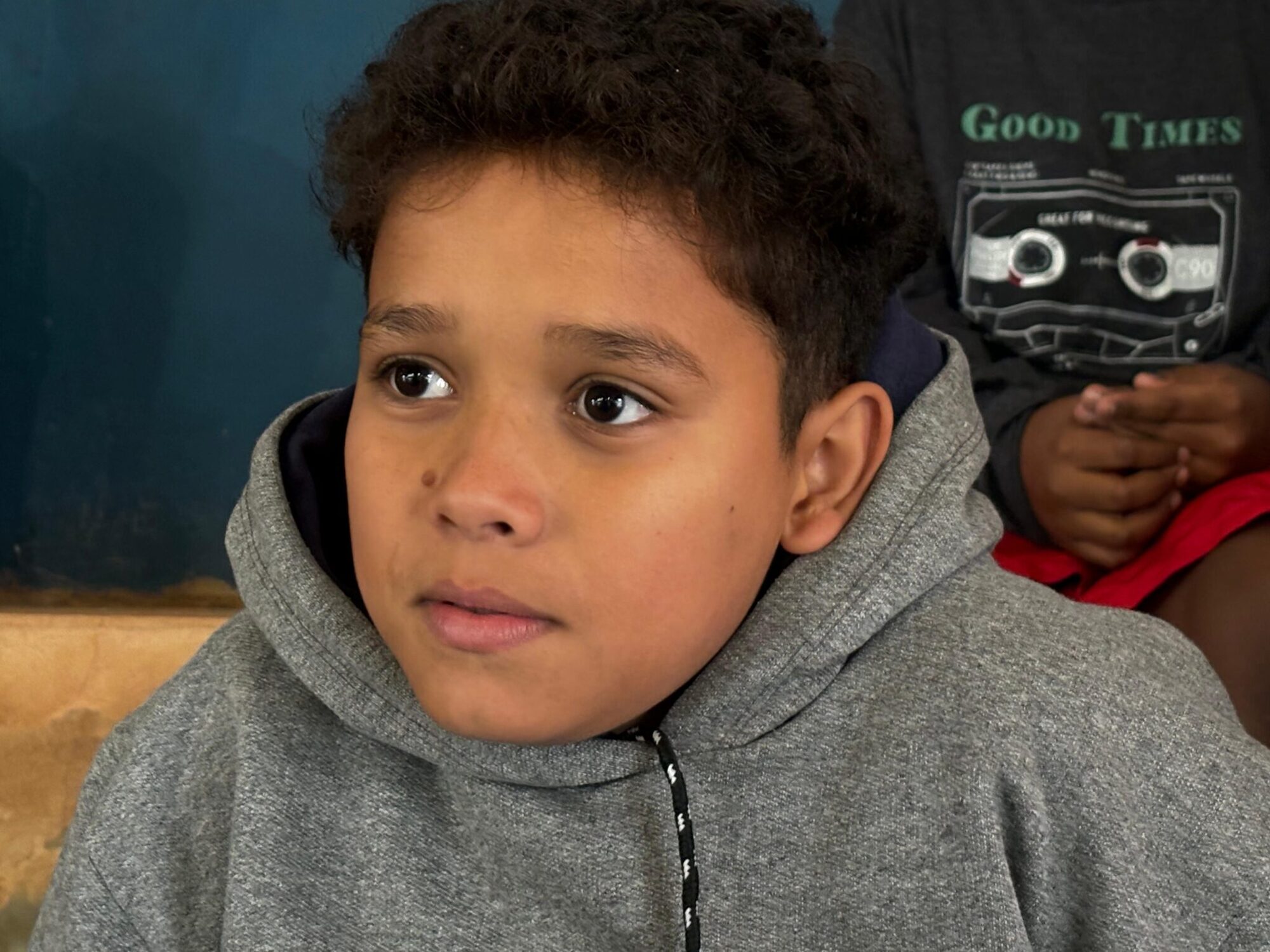 Diego Isaac Dias, aluno da Escola Municipal Vanderlei Rosa