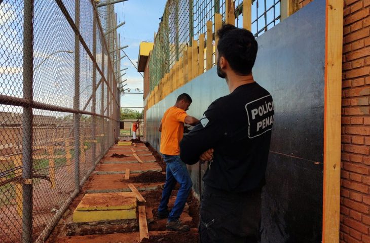 Com obras na Máxima, Agepen reforça controle de segurança e combate a lançamentos de ilícitos