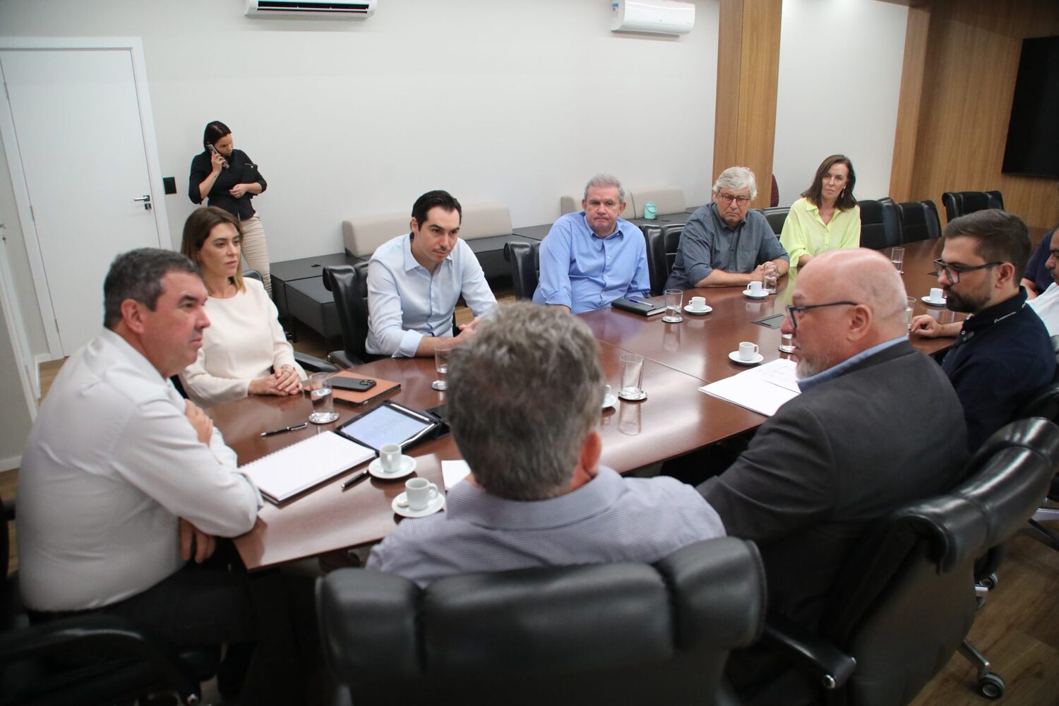 Reunião na governadoria abordou o projeto de segurança hídrica