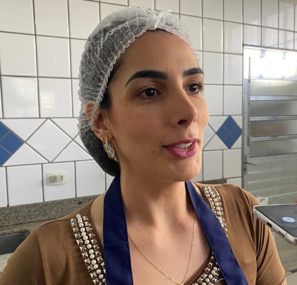 A engenheira civil, Tayane Tosta