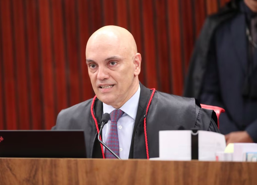 O ministro presidente do TSE, Alexandre de Moraes