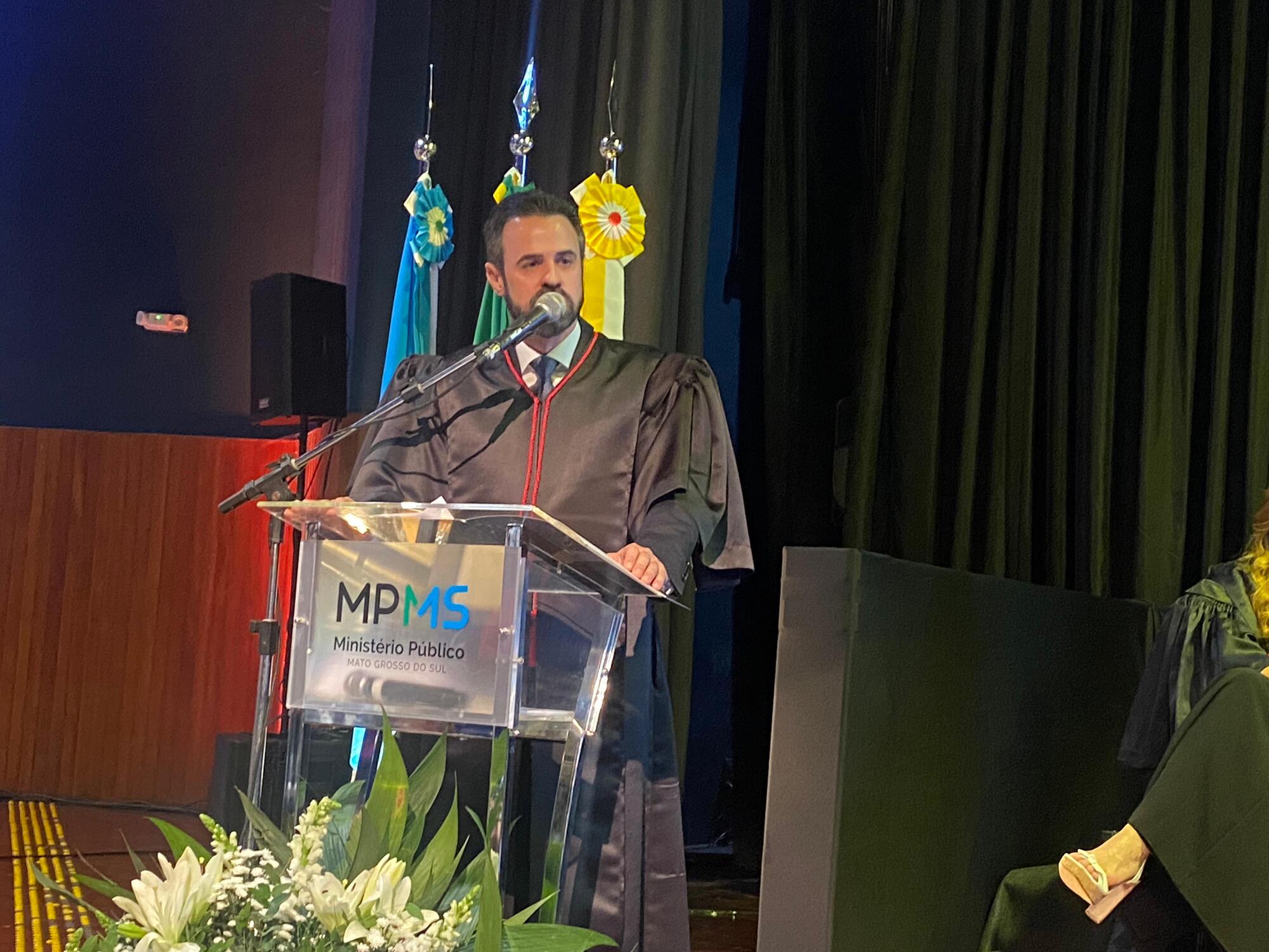 Romão Avila Milhan Junior, o recém-empossado procurador-geral de Justiça do MPMS