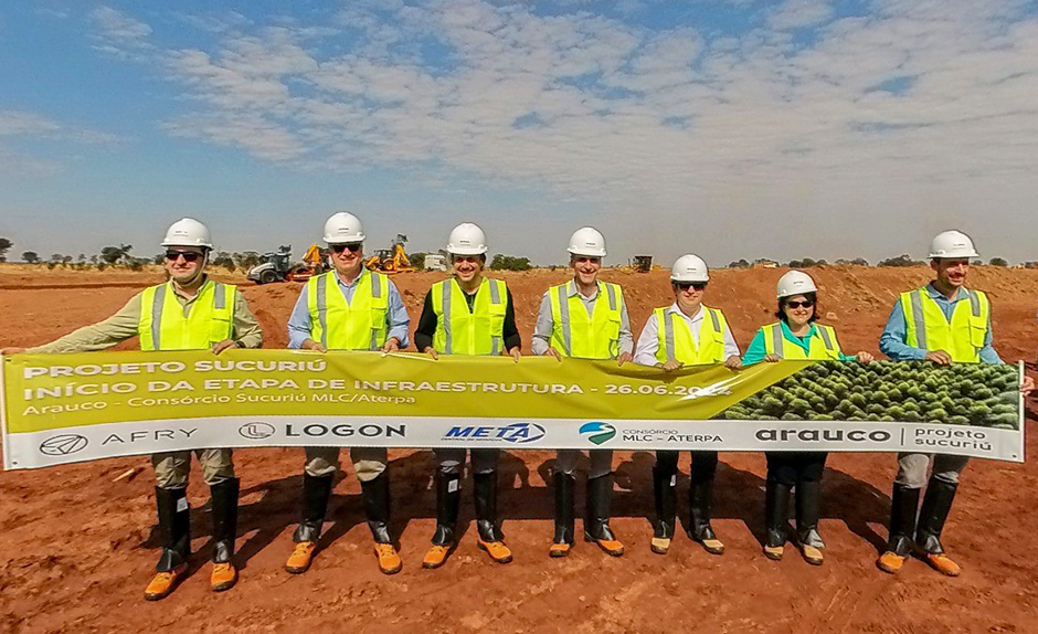  Arauco inicia terraplanagem do Projeto Sucuriú
