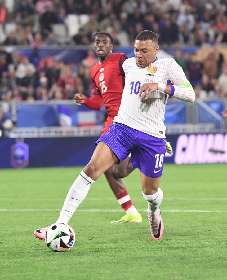 Mbappe entrou apenas na segunda etapa