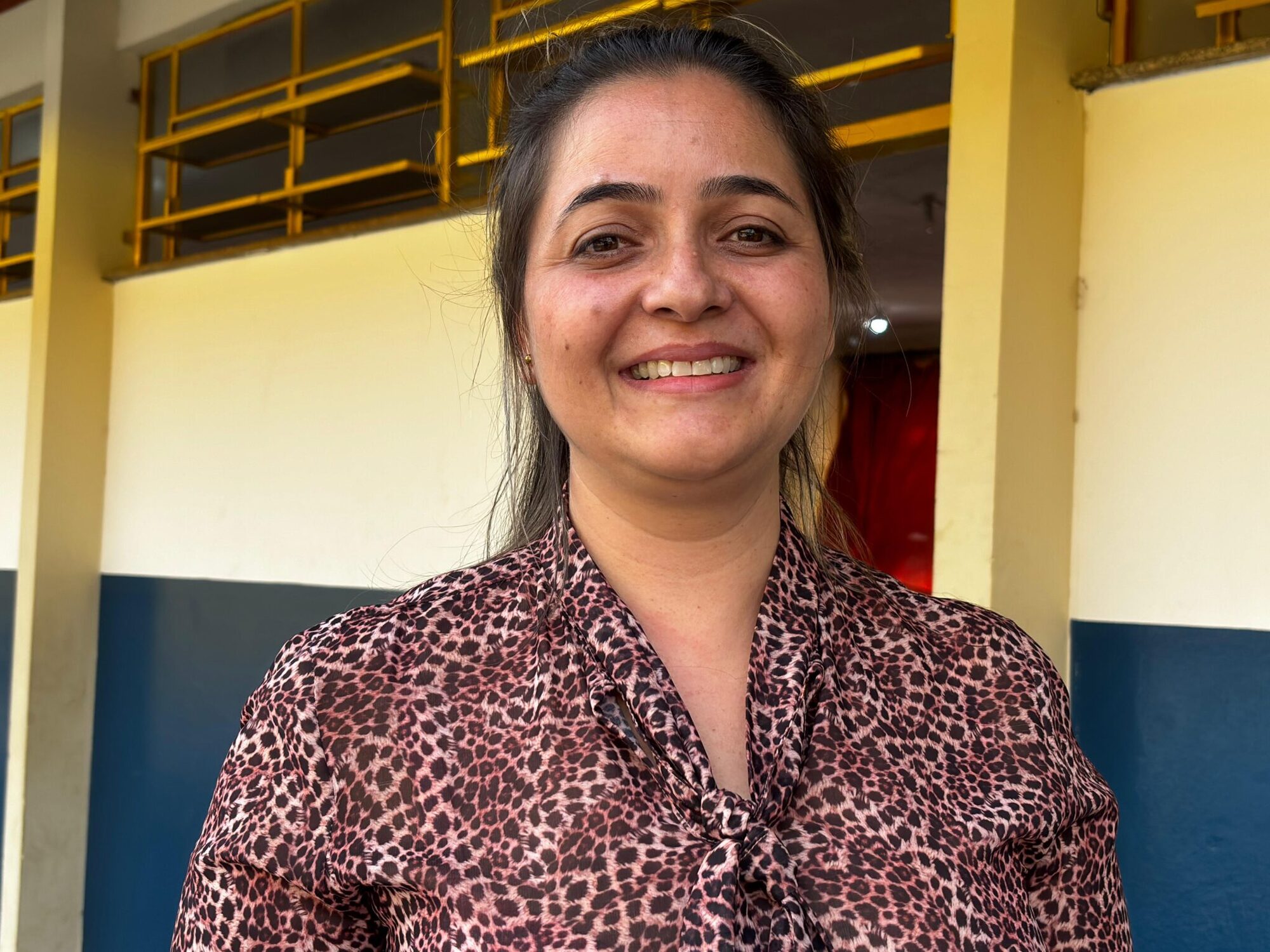 Gislene Bezerra, professora do 3º ano do Ensino Fundamental