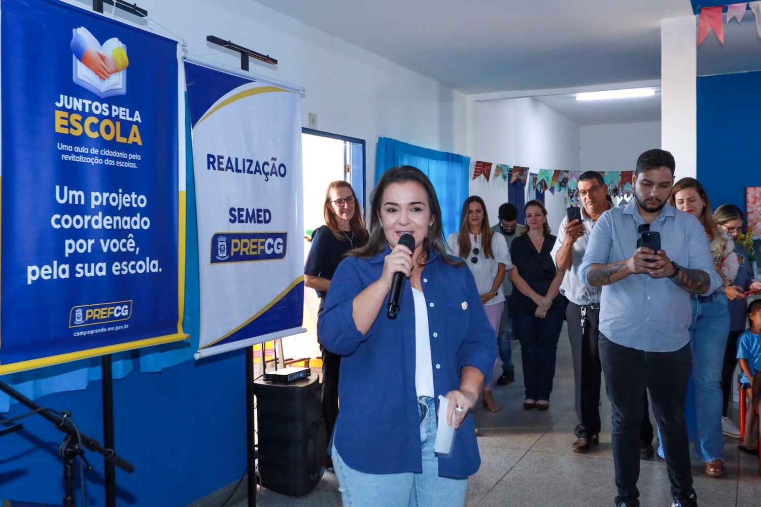 A prefeita Adriane Lopes
