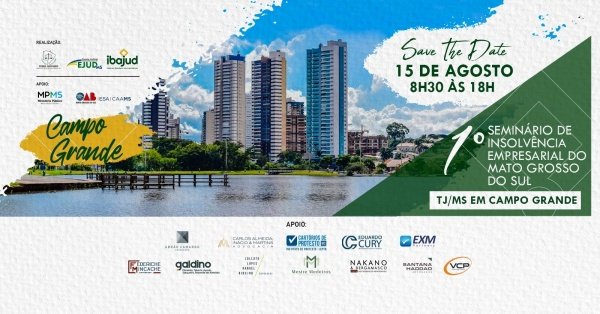 Ministro do STJ participará do 1º Seminário de Insolvência Empresarial em Mato Grosso do Sul