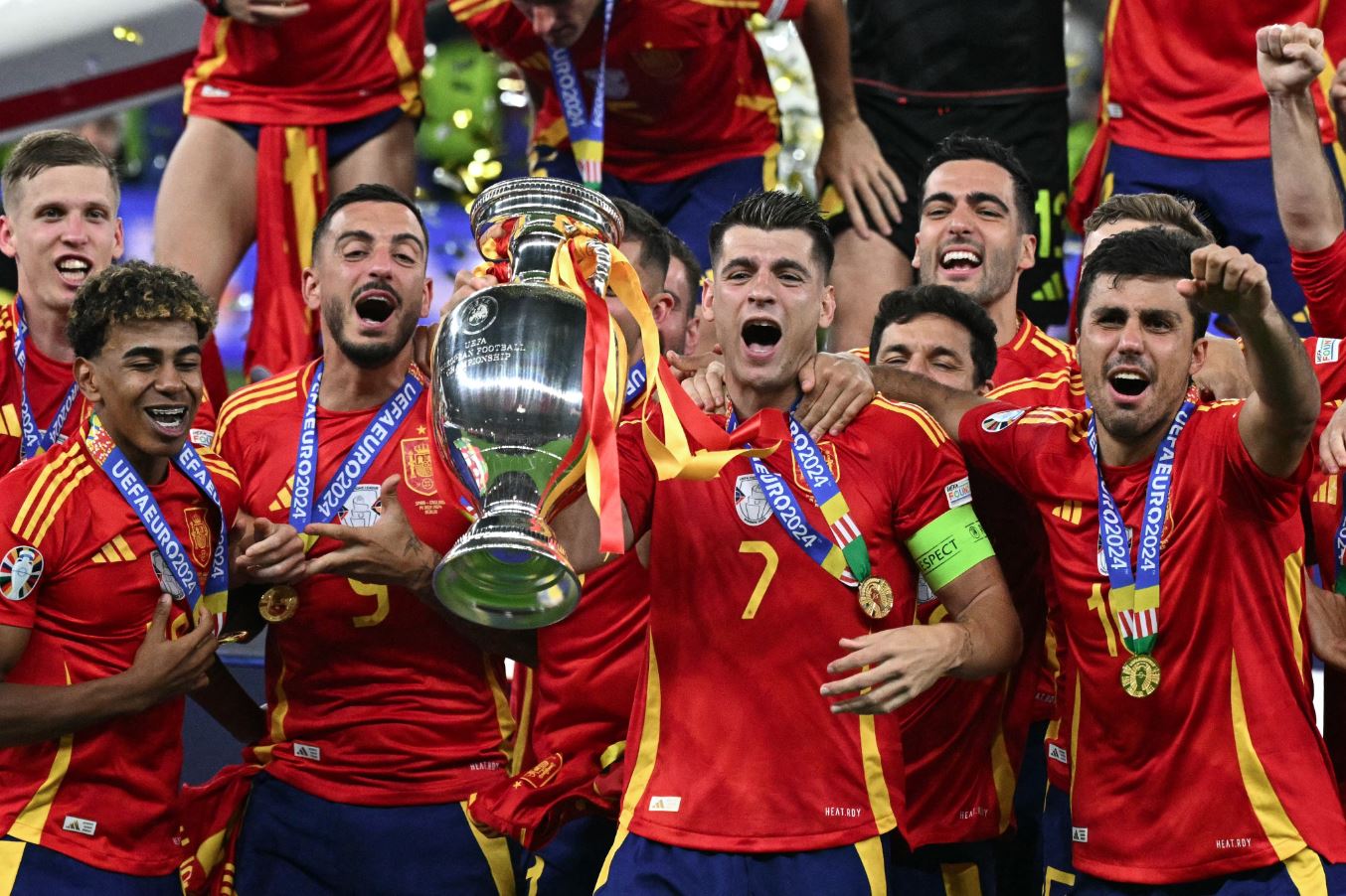 Espanha chegou ao 4° título de Eurocopa