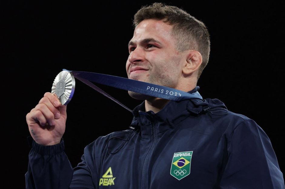 Willian Lima ficou com a medalha de prata na disputa até 66 kg do judô