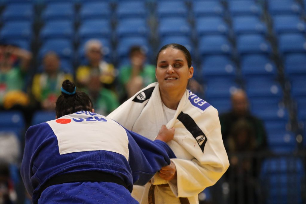 De Guia Lopes. Érika vai em busca de medalhas no judô paralímpico (Foto: Renan Cacioli/CBDV)