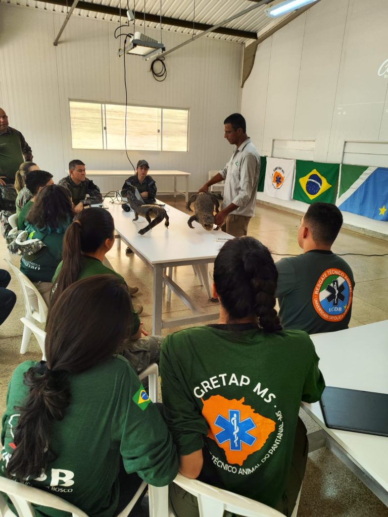 Gretap realiza curso de manejo para voluntários