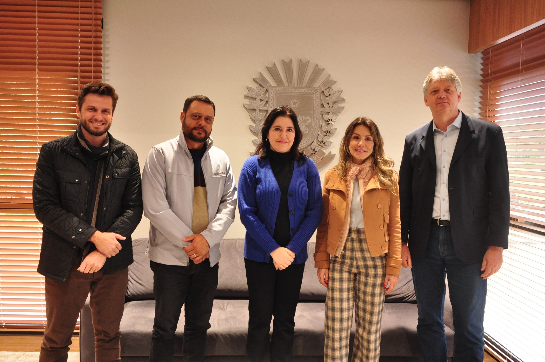 O encontro contou com a presença dos secretários Jaime Verruck (Meio Ambiente e Desenvolvimento), Flávio César de Oliveira (Fazenda) e Ana Ali (Procuradoria-Geral).