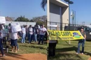 Protestos pedem fim das invasões e reestabelecimento da paz no campo 
