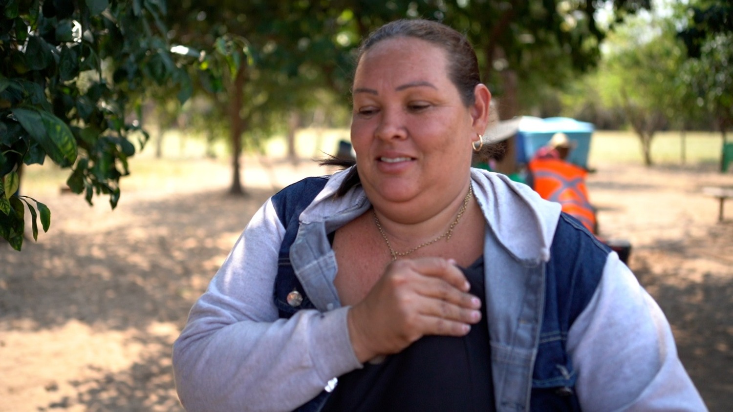 Viviane Soares, moradora da comunidade Rio Negro
