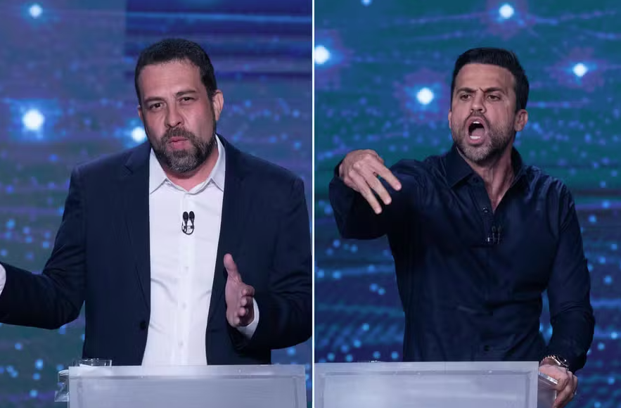 Guilherme Boulos (PSOL) e Pablo Marçal (PRTB)