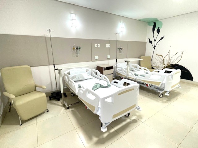 O Espaço Unimed Campo Grande, como foi batizado, fica no pavilhão Dom Aldo Rabino, dentro do Hospital São Julião