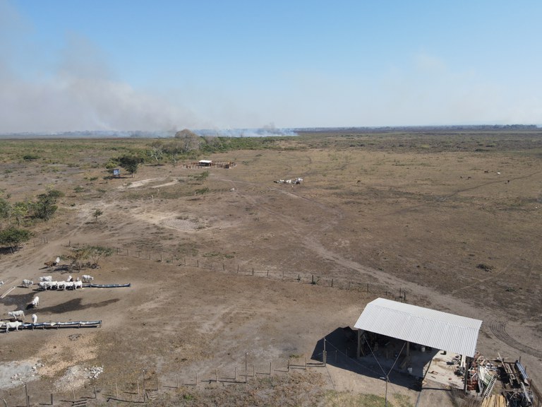 Operação policial foi batizada com o nome Prometeu, pela histórica má utilização do fogo nas pastagens do bioma pantanal pelo homem 