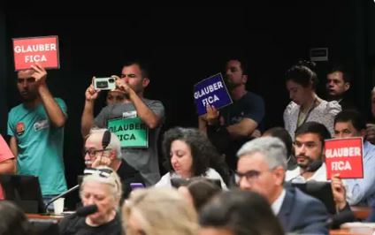 Apoiadores do deputado do PSOL acompanharam a reunião do Conselho de Ética.