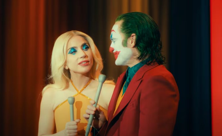 Lady Gaga e Joaquin Phoenix em 'Coringa: Delírio a Dois'.