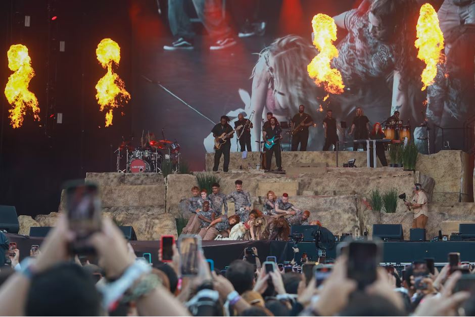 Show de Luísa Sonza no Palco Mundo , Rock in Rio 2024, na zona oeste do Rio de Janeiro.