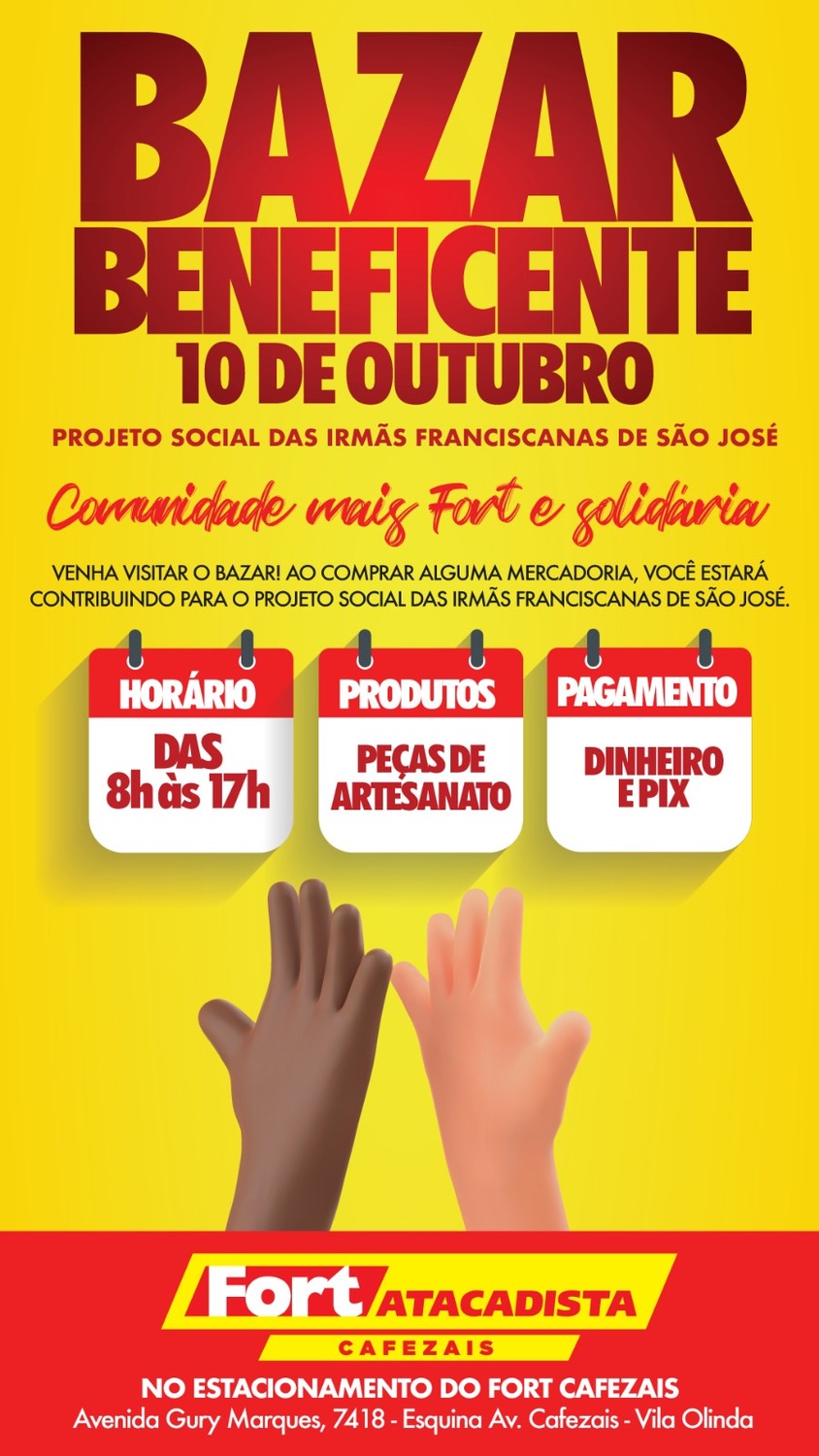 Bazar Solidário no Fort Cafezais