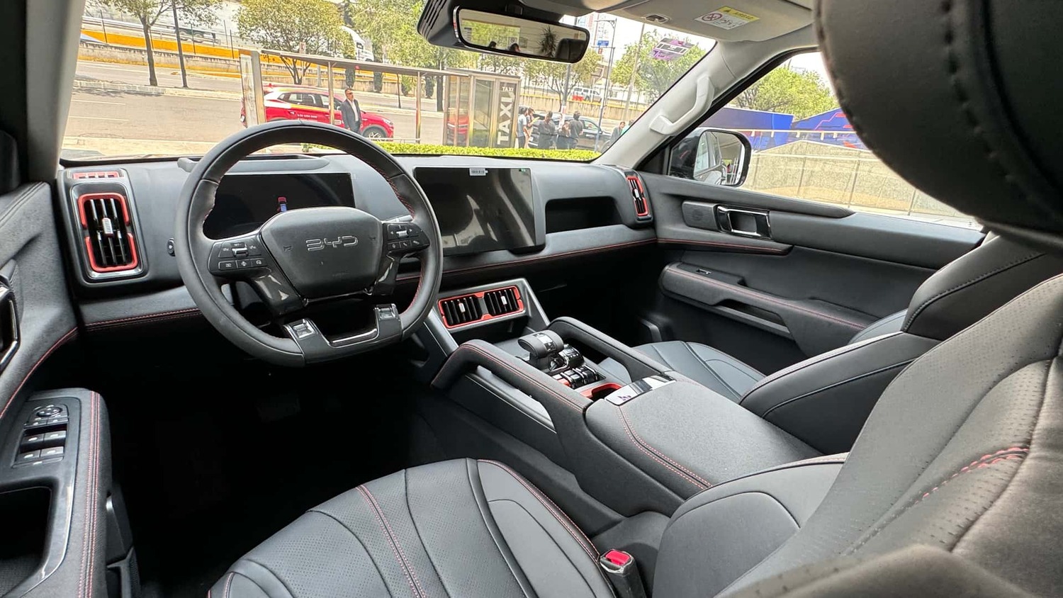 Interior da nova BYD Shark