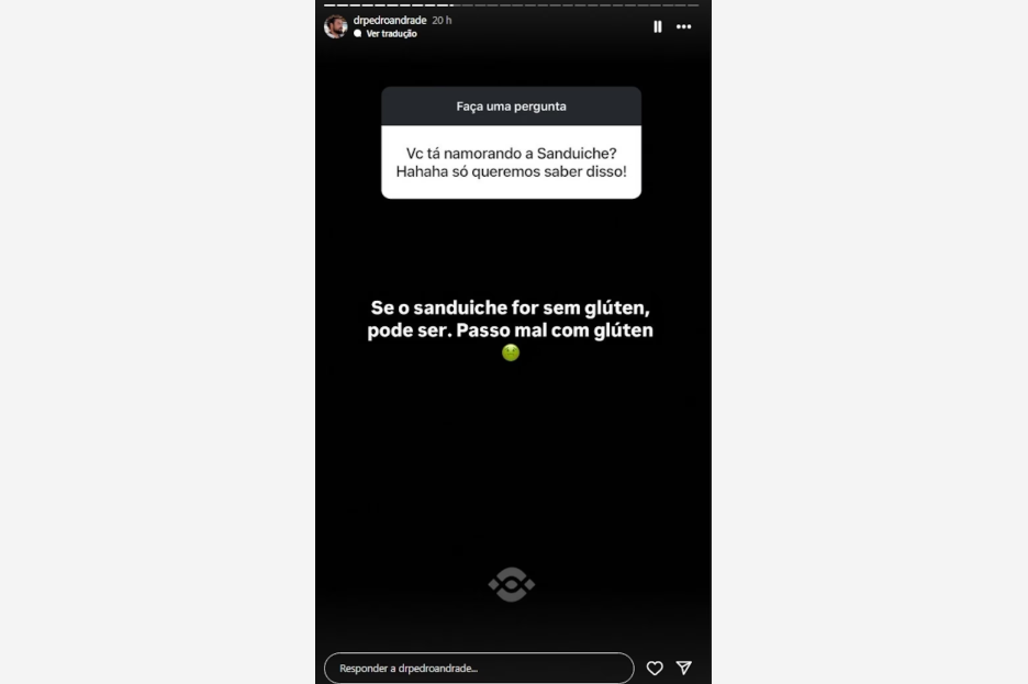 Pedro Andrade brincou com pergunta sobre namoro