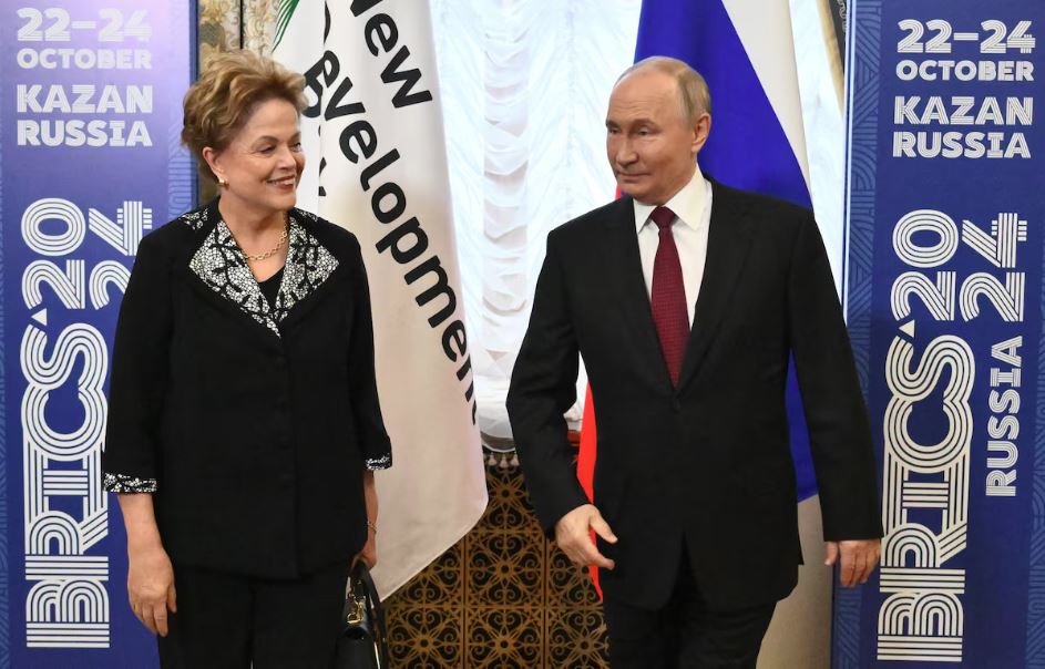A ex-presidente Dilma Rousseff foi reconduzida à presidência do Banco dos Brics