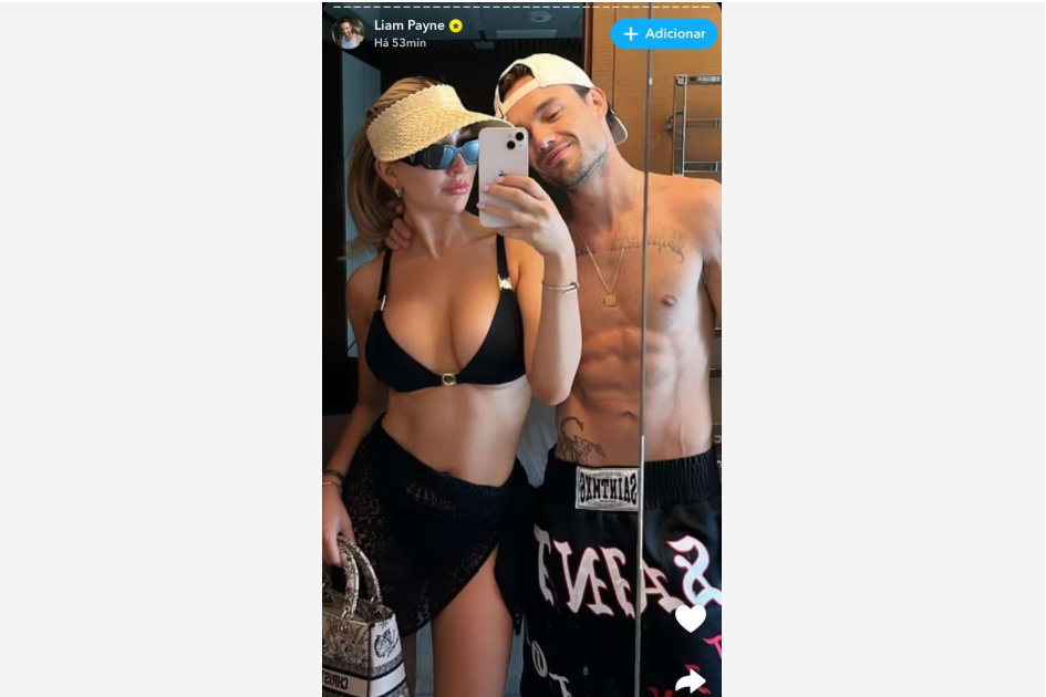 Menos de uma hora antes da notícia da morte de Liam Payne ser confirmada pela imprensa argentina, o cantor havia postado uma foto em seu perfil do Snapchat.
