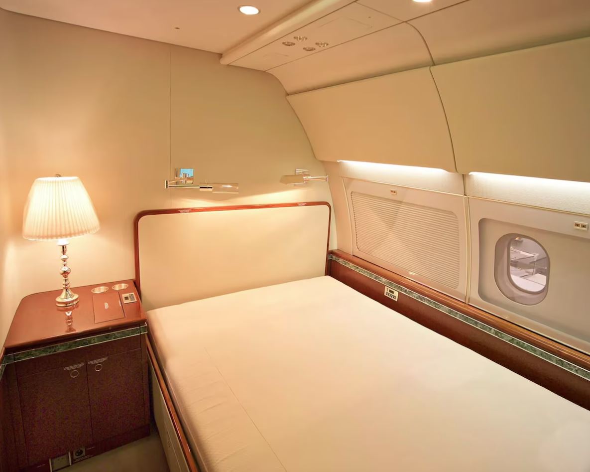 Suíte presidencial da aeronave VC-1 Foto: Divulgação/Agência Brasil