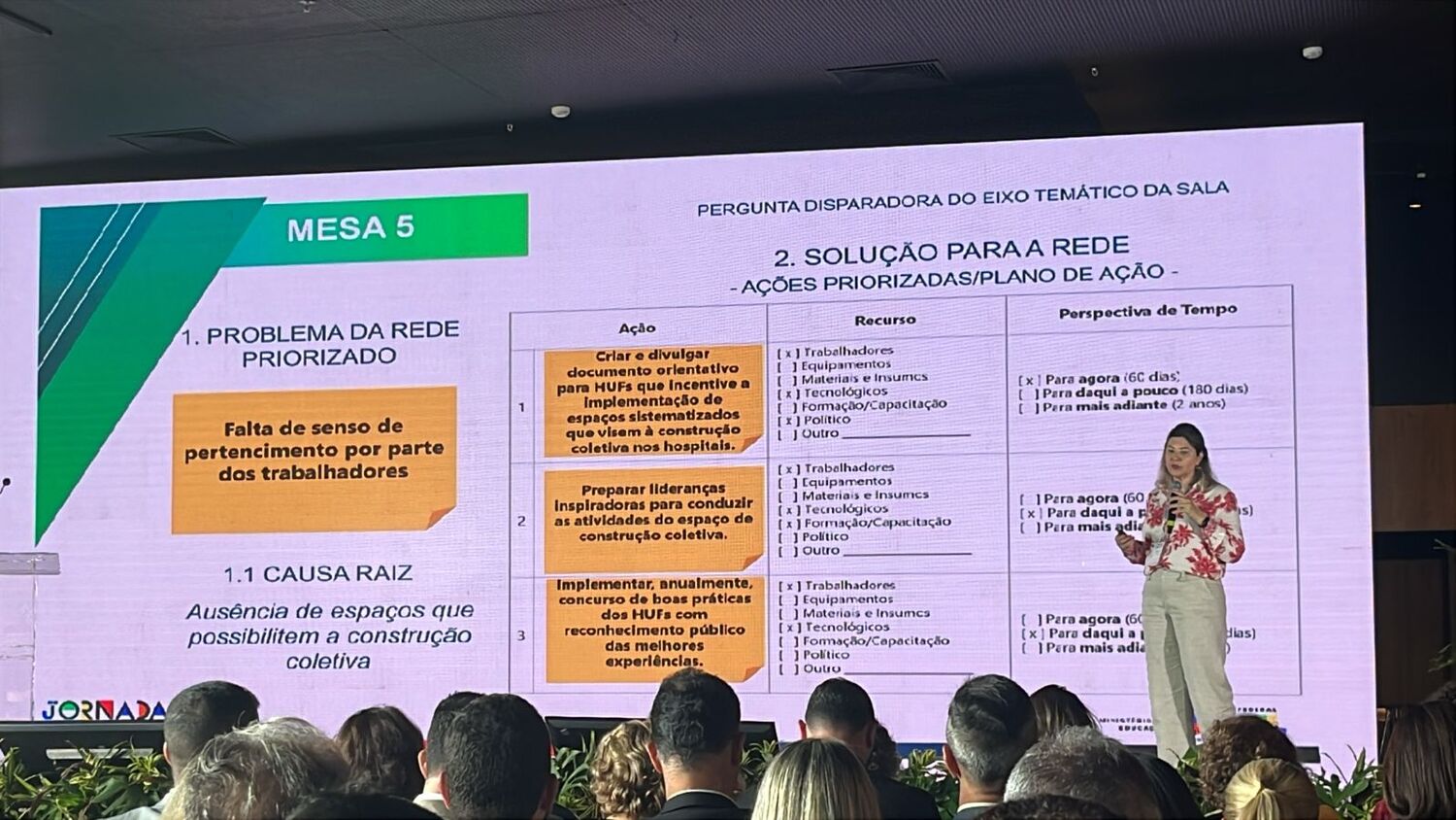 A superintendente do hospital, Andrea Lindenberg