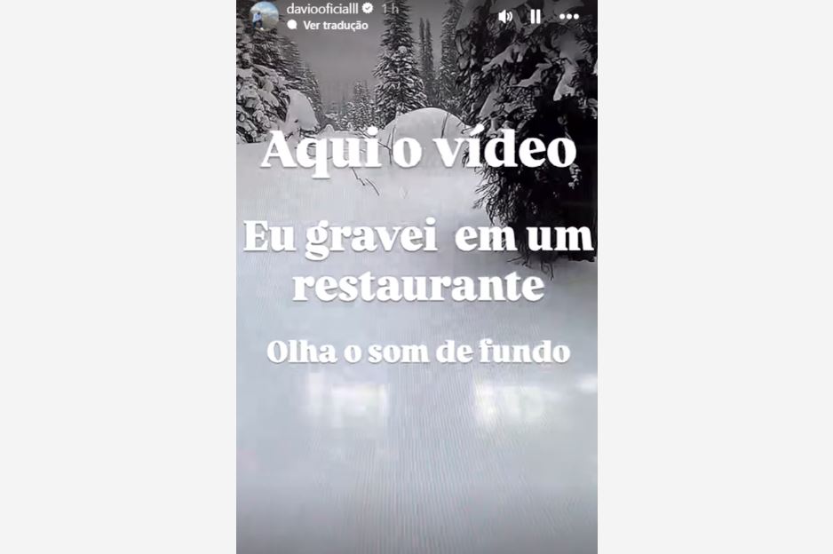 Davi Brito responde alegações de que mentiu sobre sua viagem para o Chile