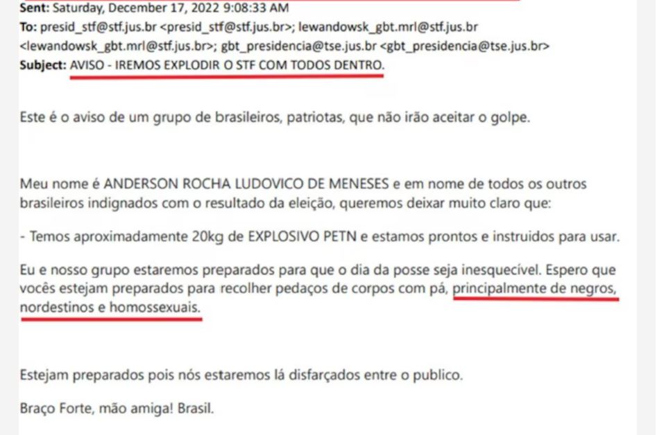 Para fazer as ameaças, o investigado usava um mesmo codinome desde 2022, informou a Polícia Civil do Rio Grande do Sul.