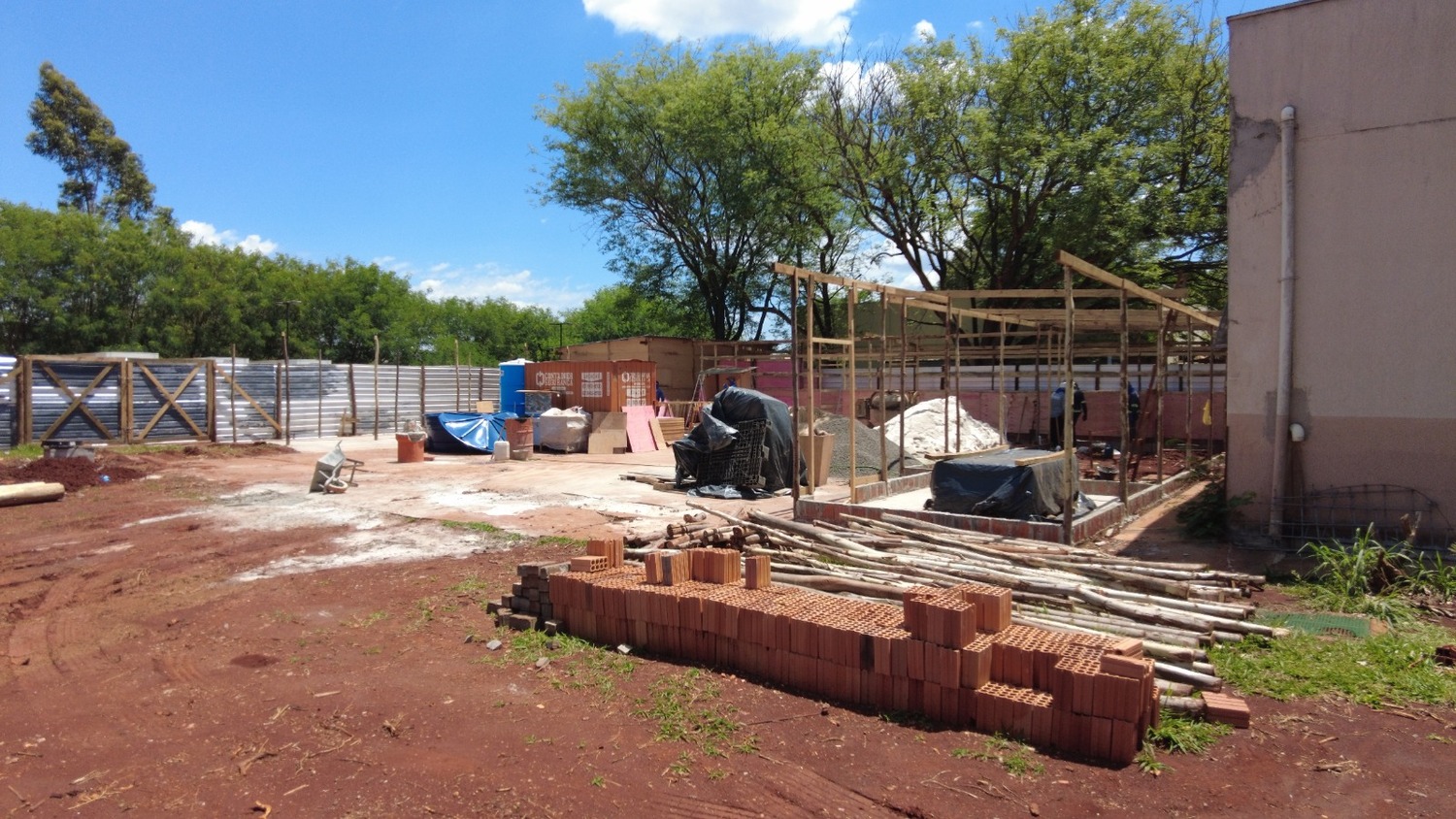 O projeto de expansão começou a ganhar forma