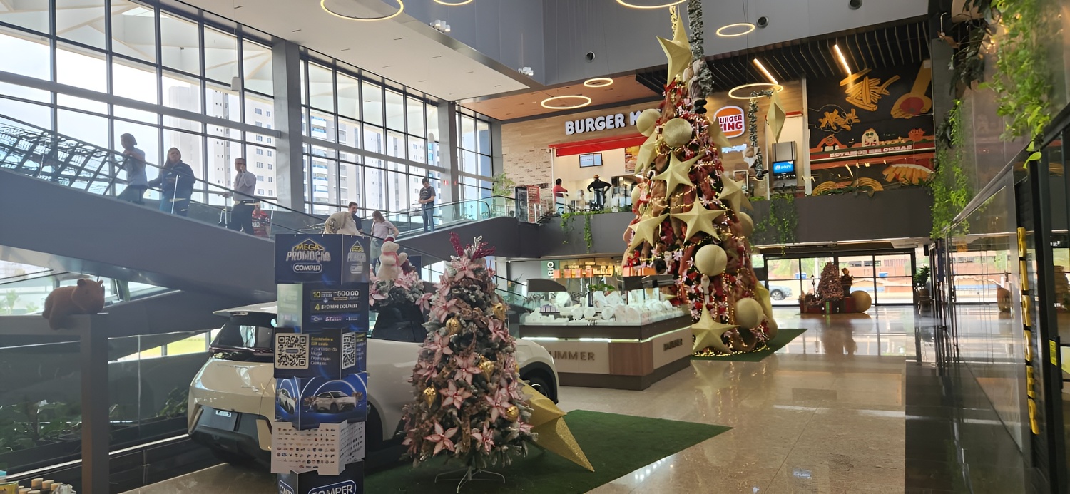 Decoração de Natal do Comper Itanhangá