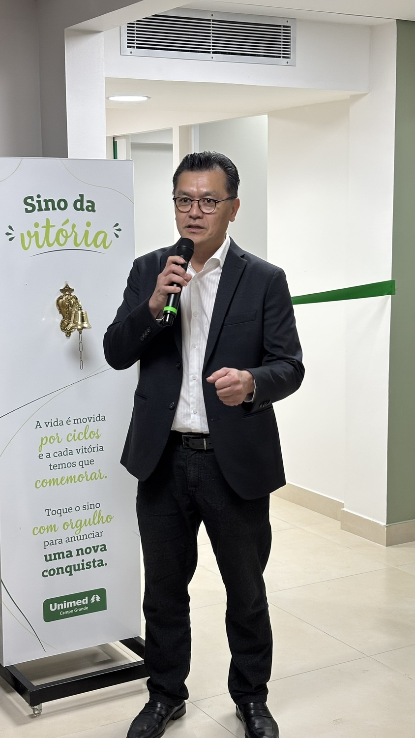 O presidente do Conselho de Administração da Unimed Campo Grande, Dr. Eduardo Kawano