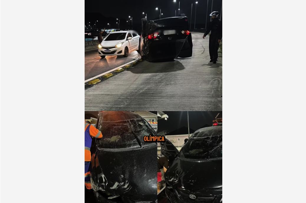 A ator Babu Santana sofreu um acidente de carro a via expressa TransOlímpica, na zona oeste do Rio de Janeiro