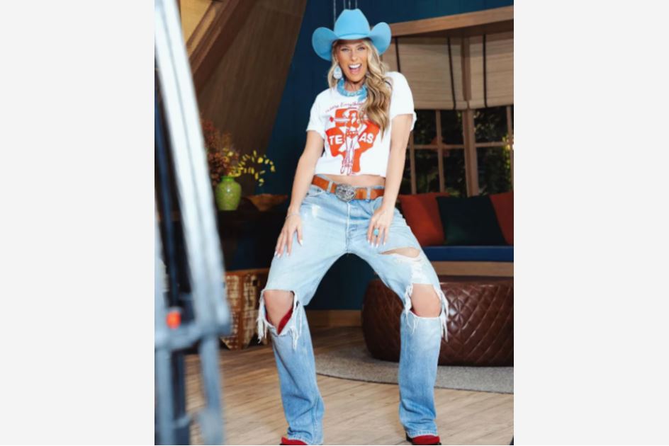 Calça de Tina Turner que Ayrton Sena arrematou para Adriane Galisteu