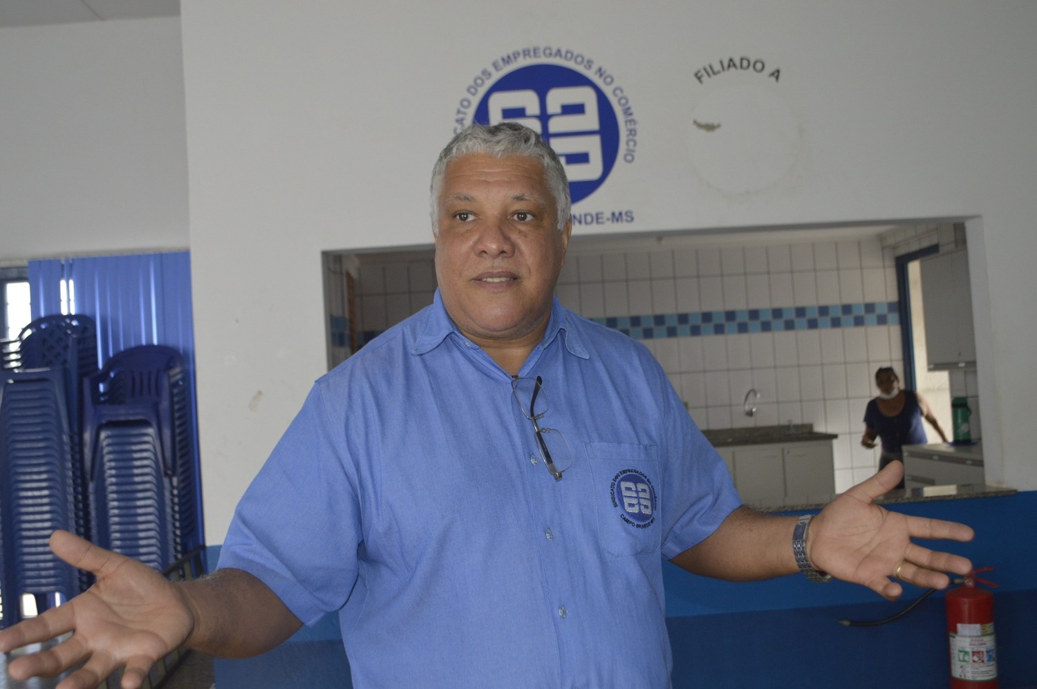 Carlos Santos, presidente do Sindicato dos Empregados no Comércio de Campo Grande (SECCG)