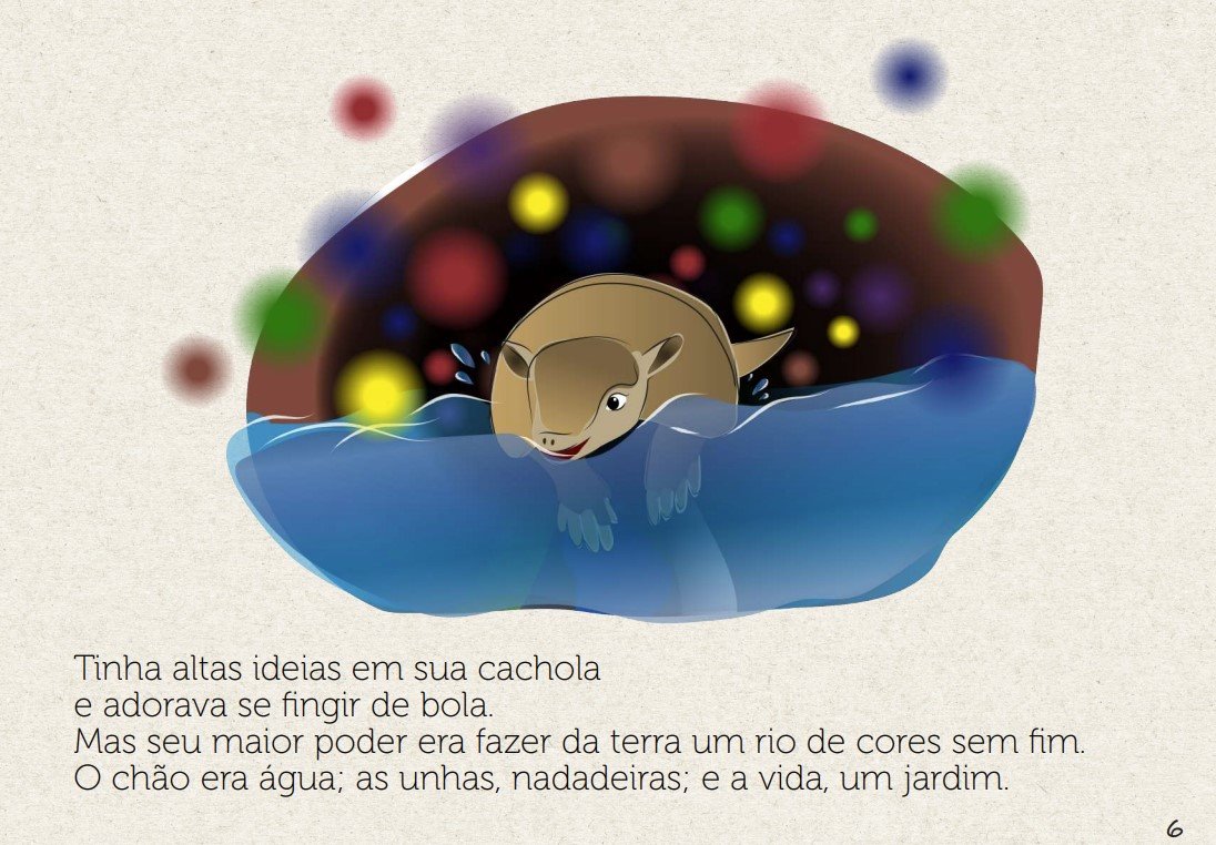 Página do livro infantil da ALEMS sobre saúde mental
