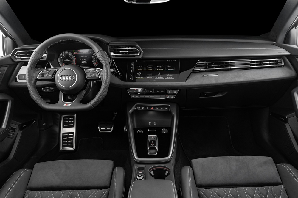 O Audi Virtual Cockpit, com tela digital configurável de até 12,3 polegadas